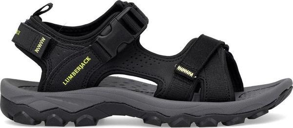 Lumberjack 101970881 5M Laggun 5Fx Erkek Düz Sandalet Siyah - Image 1
