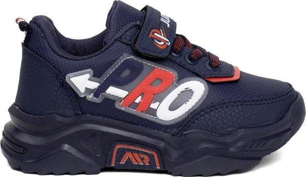 Ayakkabı Fuarı Elit Asprz2470 Patik Erkek Çocuk Yürüyüş Ayakkabısı Lacivert - Kırmızı - Image 1