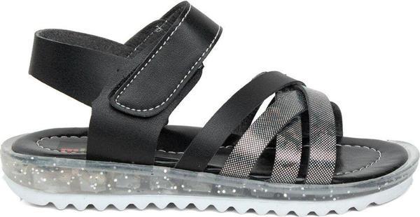 Minican Şa F K 011 Filet Kız Çocuk Düz Sandalet Siyah - Image 1