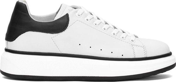 Marcomen 152-21028 Erkek Hakiki Deri Casual Ayakkabı Kırık Beyaz - Image 1