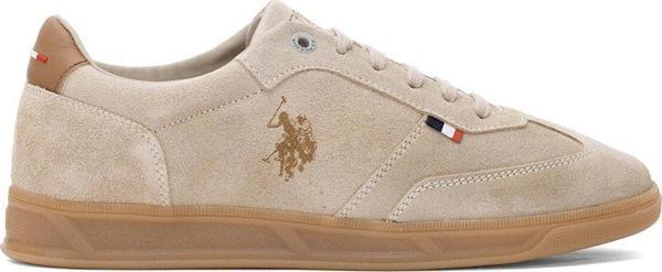 U.S. Polo Assn. 101952390 5M Delphi 5Fx Hakiki Deri Erkek Klasik Sneaker Bej - Image 1