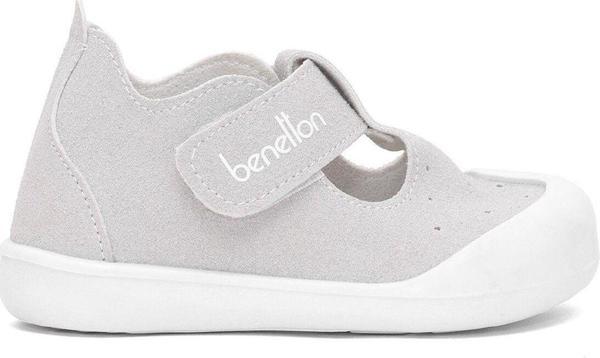 Benetton Bn-1249 Bebe Erkek Çocuk Yürüyüş Ayakkabısı Gri - Image 1