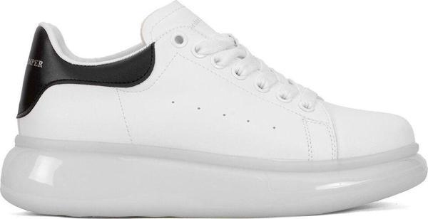 Mc Jamper 2270 Erkek Klasik Sneaker Beyaz - Siyah - Image 1