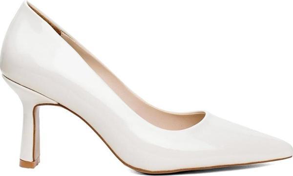 Miss Park Moda Pm537 K200-1 Kadın Klasik Topuklu Ayakkabı Ten - Image 1