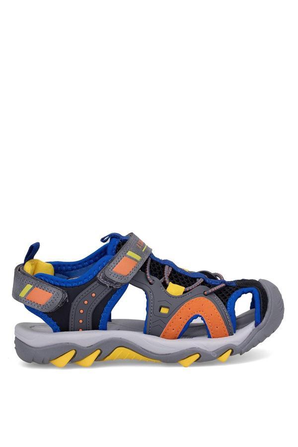 Lumberjack 101985085 5M Benya 5Fx Filet Erkek Çocuk Düz Sandalet Gri - Image 1