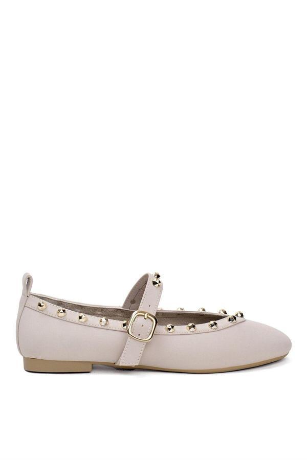Miss Park Moda Pm567 K841 Kadın Babet Bej - Image 1