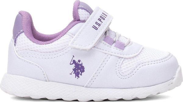 U.S. Polo Assn. 101946390 5I Garfield Jr 5Fx Bebe Kız Çocuk Yürüyüş Ayakkabısı Beyaz - Image 1