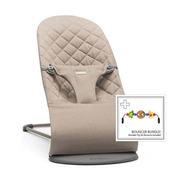 Babybjörn Bouncer Bliss Ana Kucağı Prom Cotton Sand Grey - Image 1