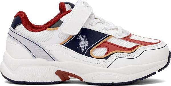 U.S. Polo Assn. 101946618 5P Supole 5Fx Filet Erkek Çocuk Yürüyüş Ayakkabısı Beyaz - Image 1