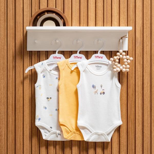 Tiffany Baby Tractor Theme 3'lü Atlet Body 49009 - Image 1