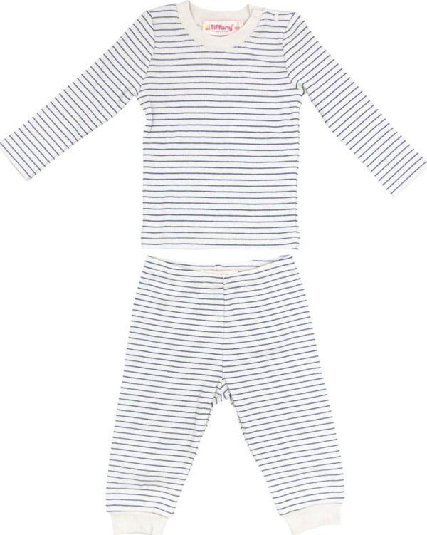 Tiffany Baby Organik Modal Theme Çizgili İkili Takım 89012 - Image 1