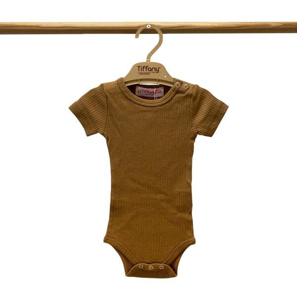 Tiffany Baby Organik Theme Kısa Kol Çıtçıtlı Body 89008 - Image 1