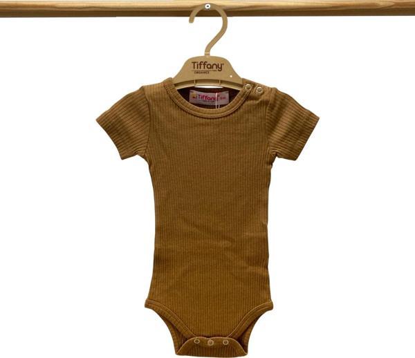 Tiffany Baby Organik Theme Kısa Kol Çıtçıtlı Body 89008 - Image 1