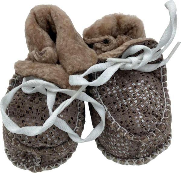 Funny Baby Kürklü Deri Soft Bebek Ayakkabası 4070 - Image 1