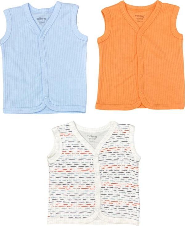 Tiffany Baby Striped Theme 3'lü Yelek 53005 - Image 1
