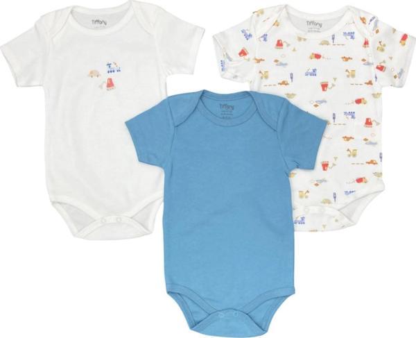 Tiffany Baby Traffic Rider Theme 3'lü Yarım Kol Body 50008 - Image 1