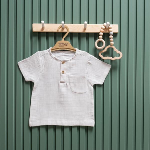 Tiffany Baby Müslin Theme Kısa Kol Tişört 26117 - Image 1