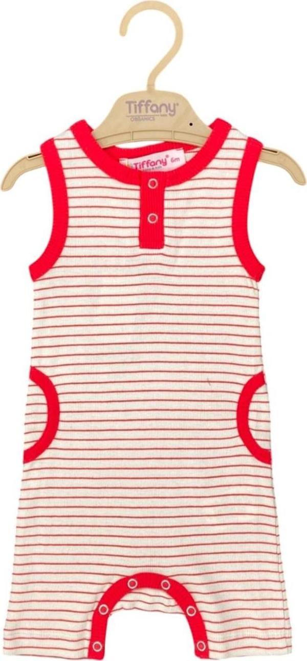 Tiffany Baby Organik Theme Askılı Cepli Rompy 88021 - Image 1