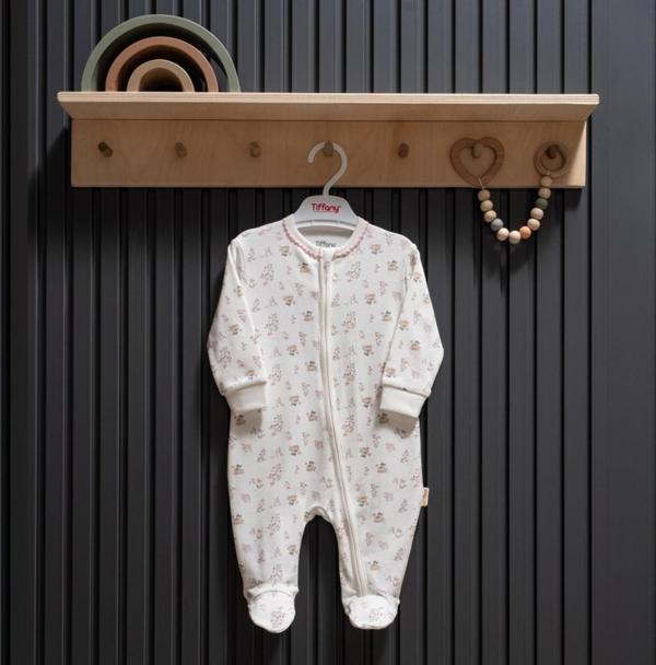 Tiffany Baby Cute Cats Theme Fermuarlı Tulum 34040 - Image 1