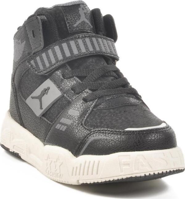 King Uzun P Siyah Çocuk Mevsimlik Sneaker - Image 1
