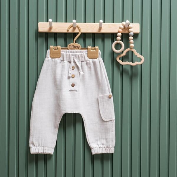 Tiffany Baby Müslin Theme Şalvar Düğmeli Alt 26006 - Image 1