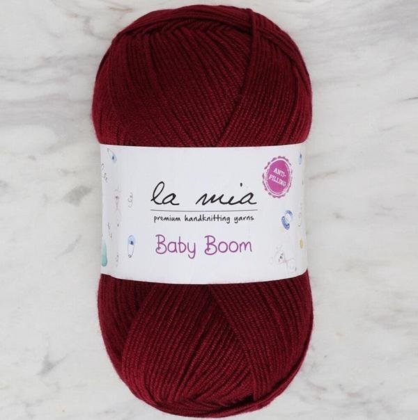 La Mia Baby Boom Bordo El Örgü İpi - 110 - 34453 - Image 1