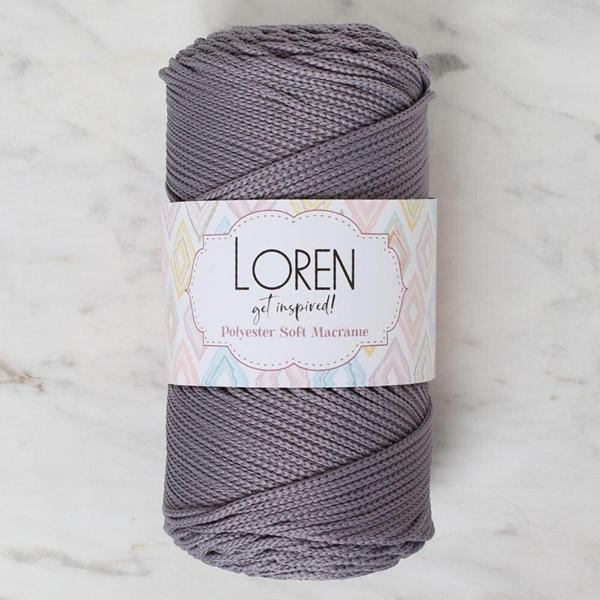 Polyester Soft Macrame Gri El Örgü İpi - LM050 - 34448 - Image 1