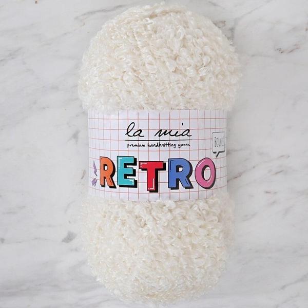 La Mia RETRO Krem El Örgü İpi - LM1011 - Image 1