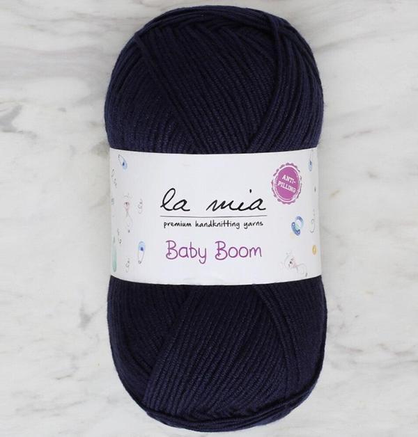 La Mia Baby Boom Lacivert El Örgü İpi - 630 - 34424 - Image 1