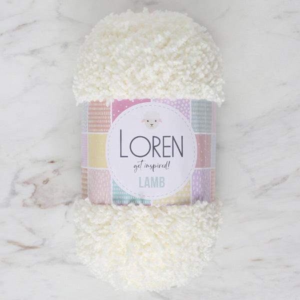  Lamb Açık Krem El Örgü İpi - R019 - 34419 - Image 1
