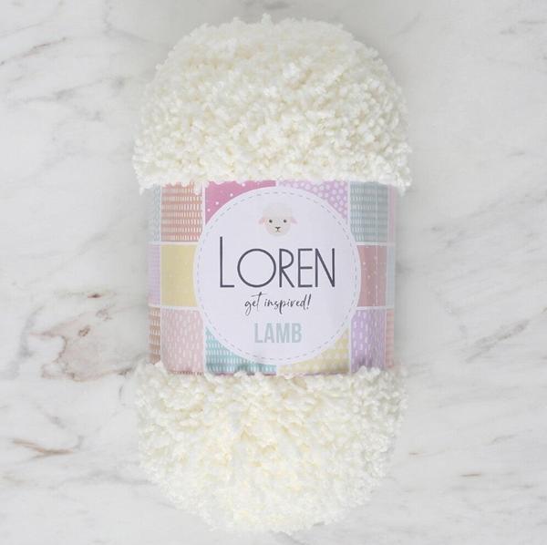 Lamb Açık Krem El Örgü İpi - R019 - 34419 - Image 1