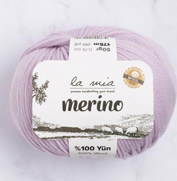 La Mia Merino Lila El Örgü İpi - L140 - 33783 - Image 1