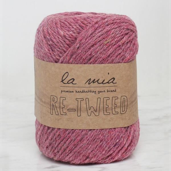 La Mia Re-Tweed Gül Kurusu Melanj El Örgü İpi - L140 - 34417 - Image 1