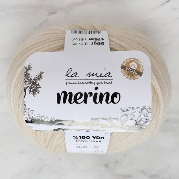 La Mia Merino Bej El Örgü İpi - L051 - 33778 - Image 1