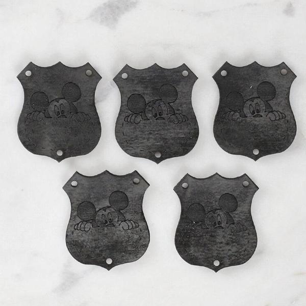  Crafts Figürlü Deri Arma 5 Adet - 1576 - Image 1