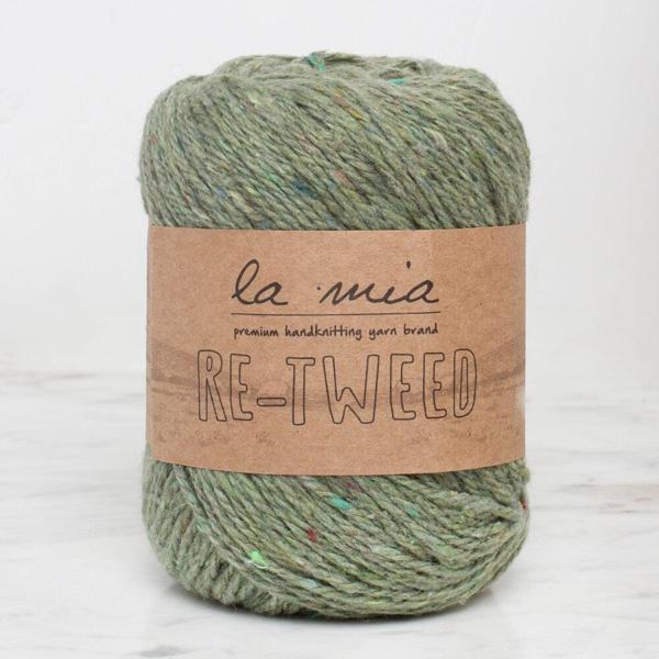 La Mia Re-Tweed Yeşil Melanj El Örgü İpi - L173 - 34415 - Image 1