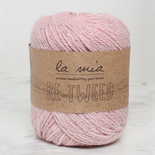 La Mia Re-Tweed Açık Pembe Melanj El Örgü İpi - L101 - 34414 - Image 1