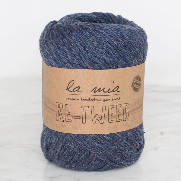 La Mia Re-Tweed Lacivert Melanj El Örgü İpi - L108 - 34412 - Image 1