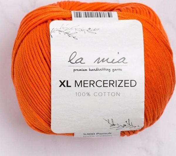 La Mia XL Mercerized Turuncu El Örgü İpi - 194 - 33772 - Image 1