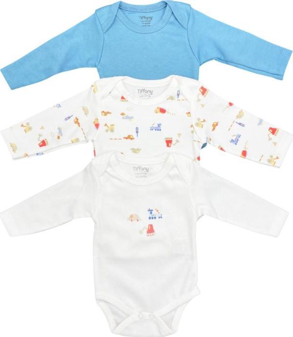 Tiffany Baby Traffic Rider Theme 3'lü Uzun Kol Body 50011 - Image 1