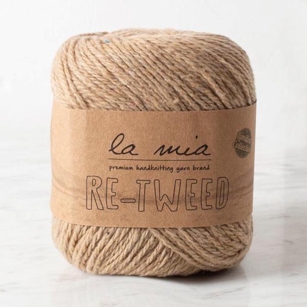 La Mia Re-Tweed Bej Melanj El Örgü İpi - L122 - 34407 - Image 1