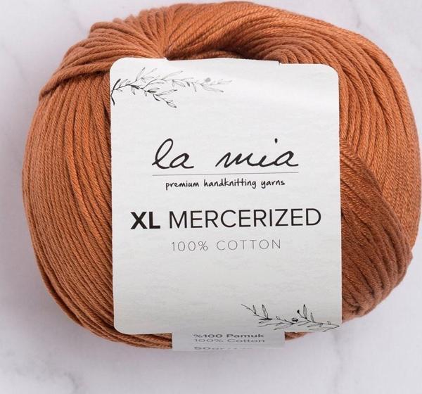 La Mia XL Mercerized Kahverengi El Örgü İpi - 211 - 33773 - Image 1