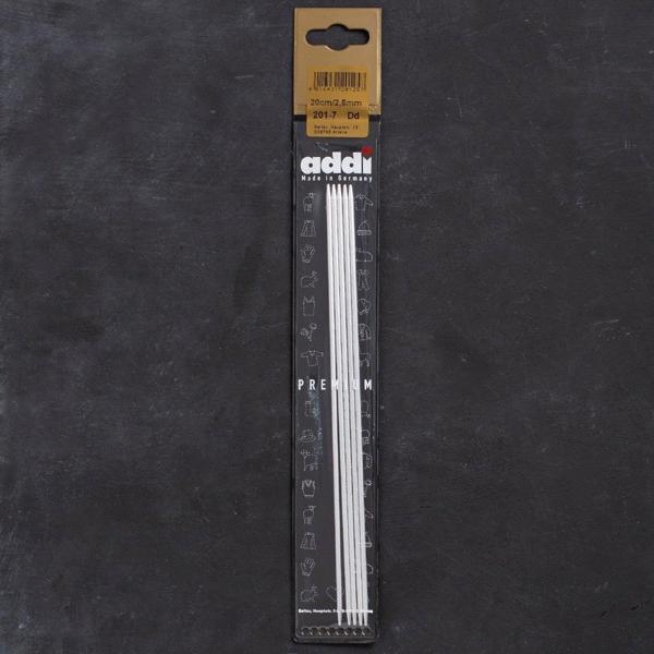 Addi 2,5mm 20cm 5 li Çorap Şişi - 201-7 - Image 1