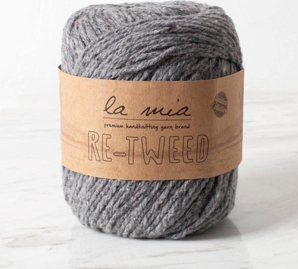 La Mia Re-Tweed Gri Melanj El Örgü İpi - L149 - 34404 - Image 1