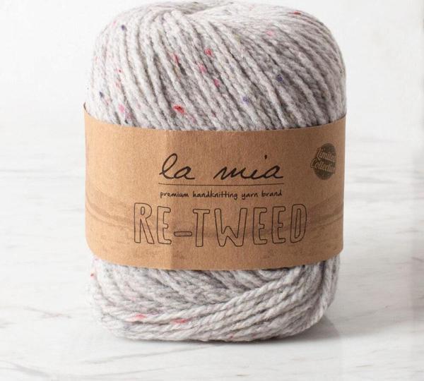 La Mia Re-Tweed Açık Gri Melanj El Örgü İpi - L150 - 34403 - Image 1