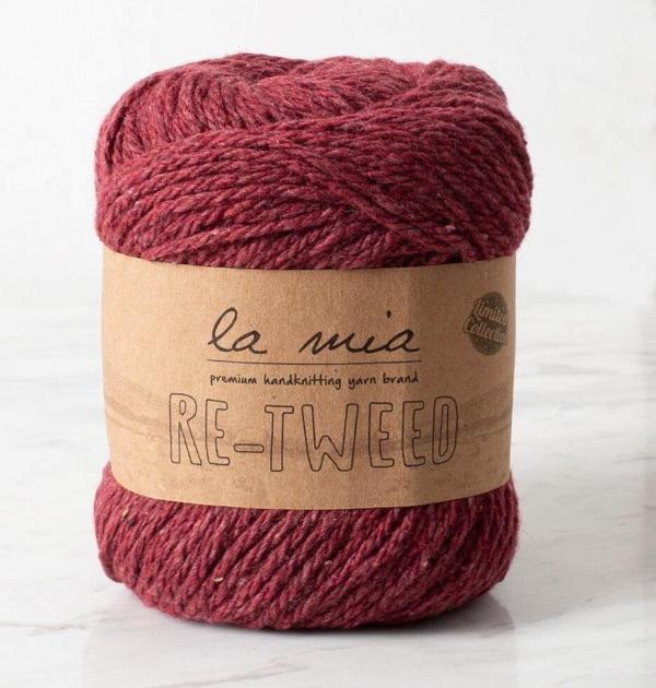 La Mia Re-Tweed Bordo Melanj El Örgü İpi - L189 - 34402 - Image 1