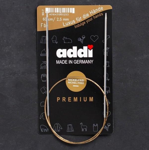 Addi 2,5mm 60cm Klasik Misinalı Şiş- 105-7 - Image 1