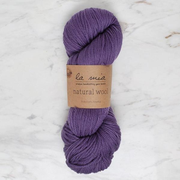 La Mia Natural Wool Mor El Örgü İpi - L269 - 34400 - Image 1
