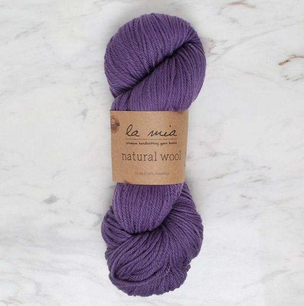 La Mia Natural Wool Mor El Örgü İpi - L269 - 34400 - Image 1