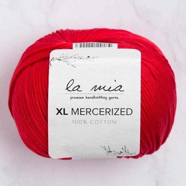 La Mia XL Mercerized Kırmızı El Örgü İpi - 19 - 33762 - Image 1